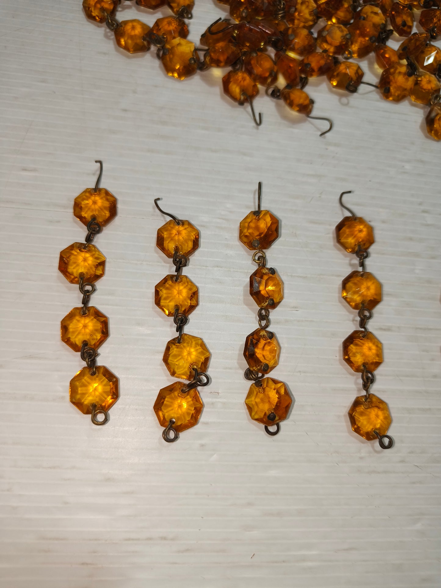 Antichi pendenti in vetro per lampadari, LEGGI