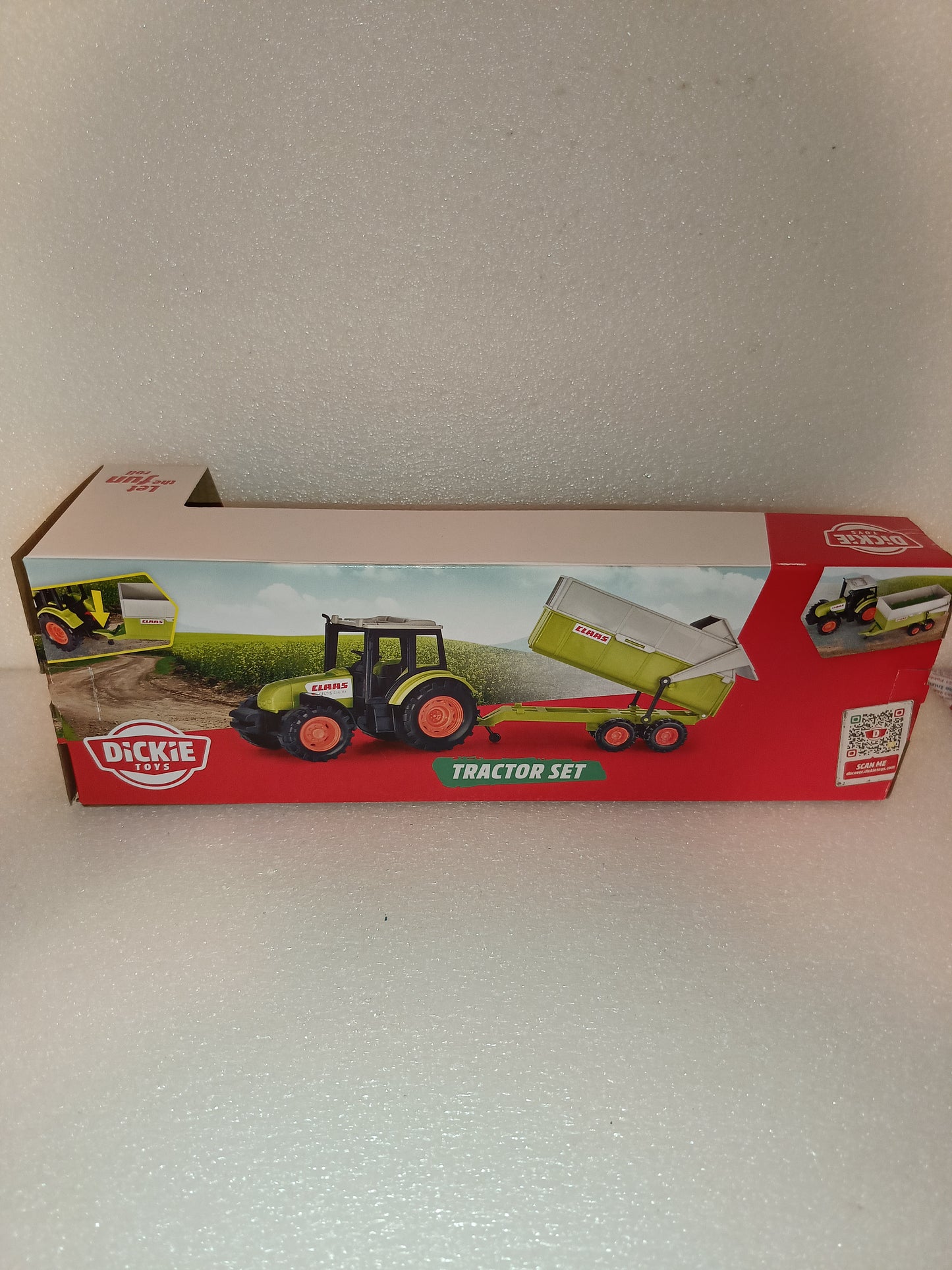 Trattore Con Rimorchio Claas Dickie Toys