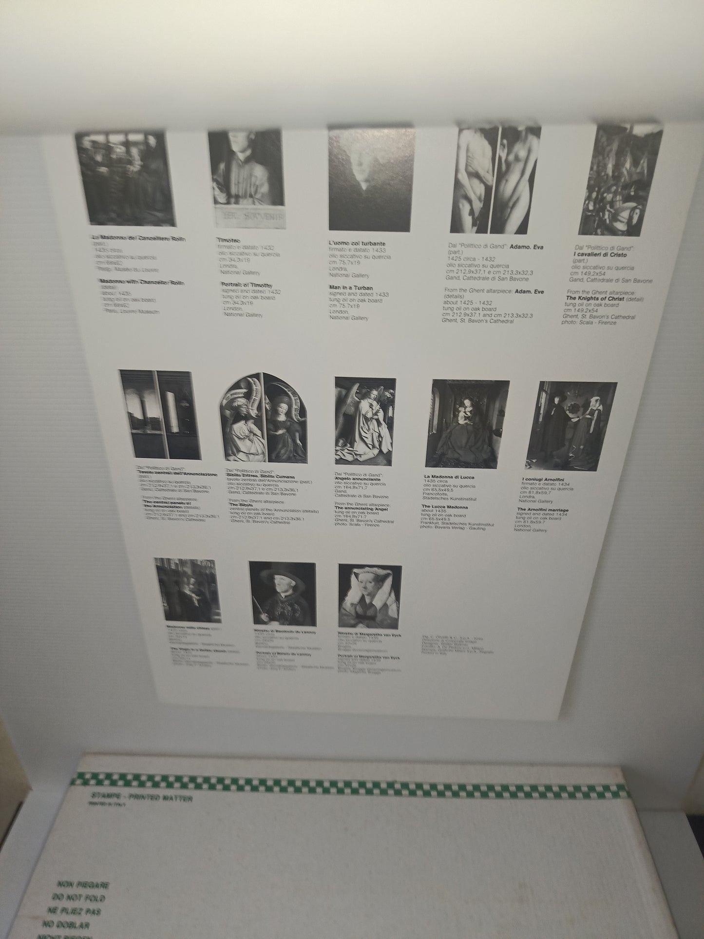 Olivetti Calendario 1983 Jan Van Eyck