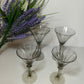 Bicchieri antichi da cocktail in cristallo
