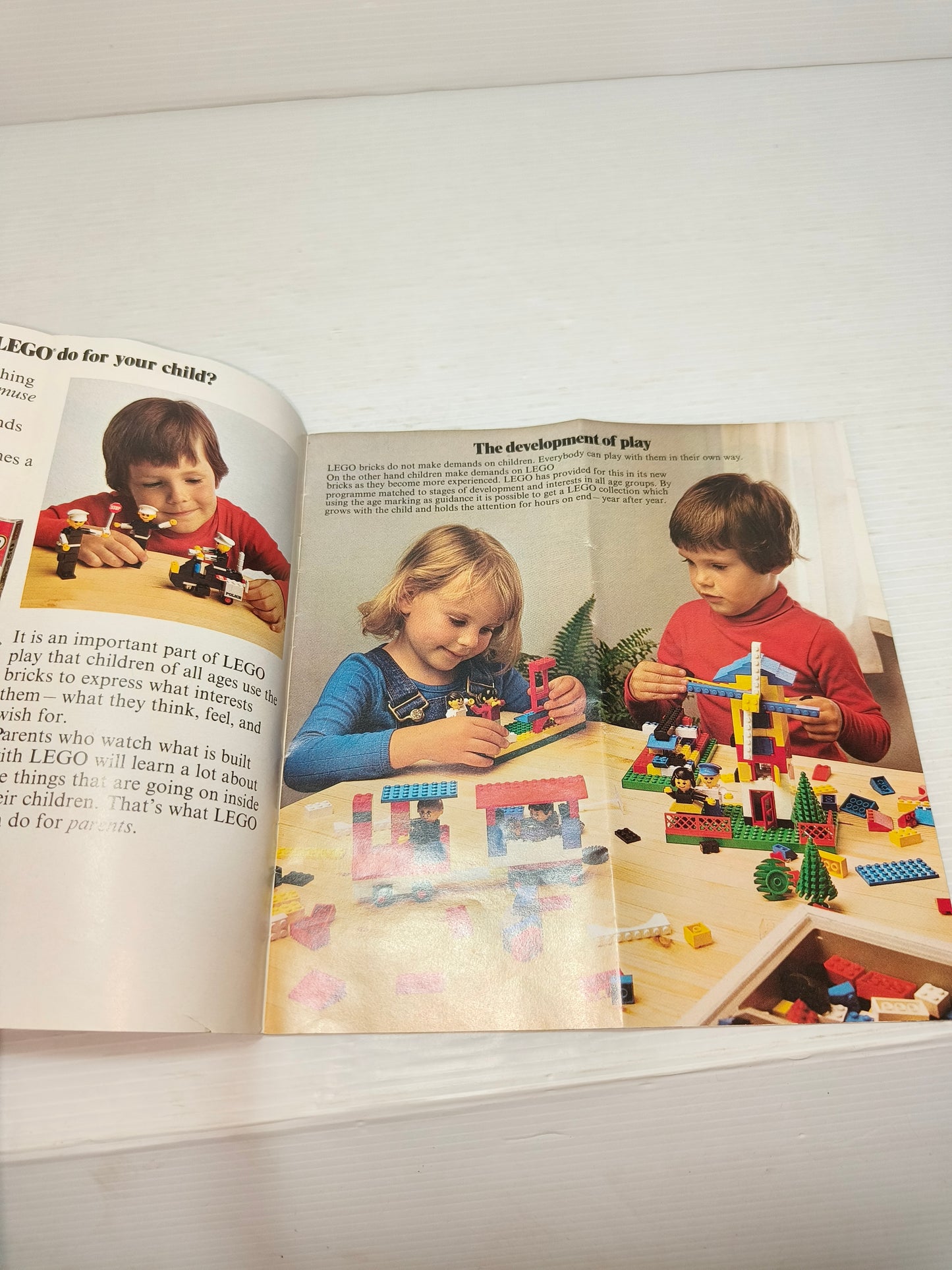 Depliant e adesivi Pubblicitari Lego, anni 70