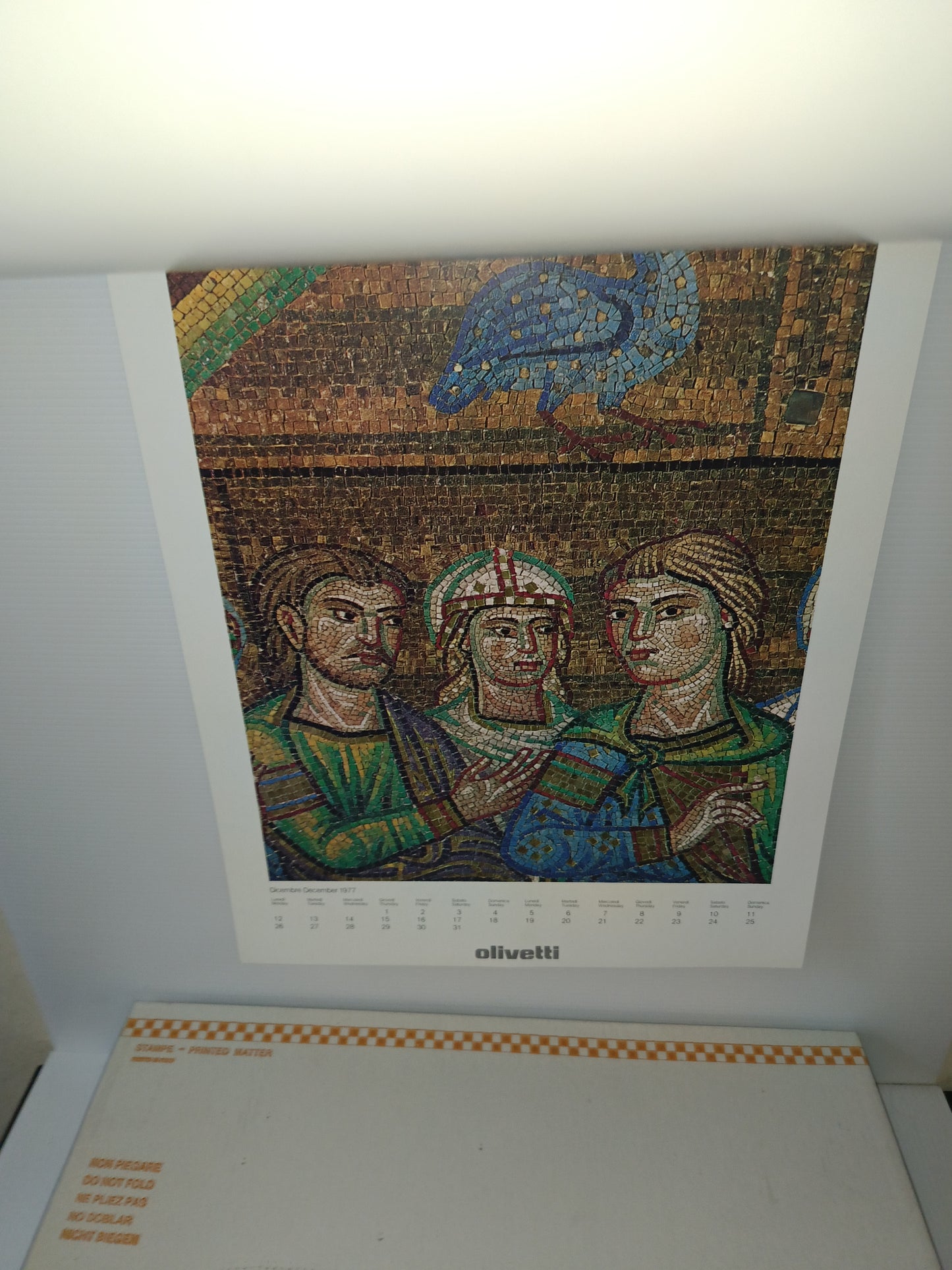 Olivetti Calendario 1977 Mosaici di San Marco