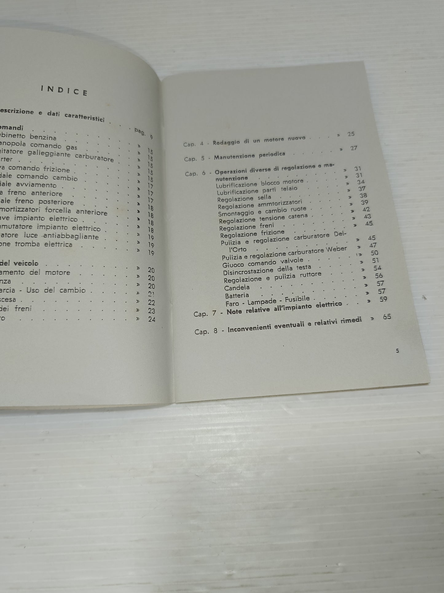 Libretto Istruzioni Uso E Manutenzione Delfino 160 Motom Copia Anastatica