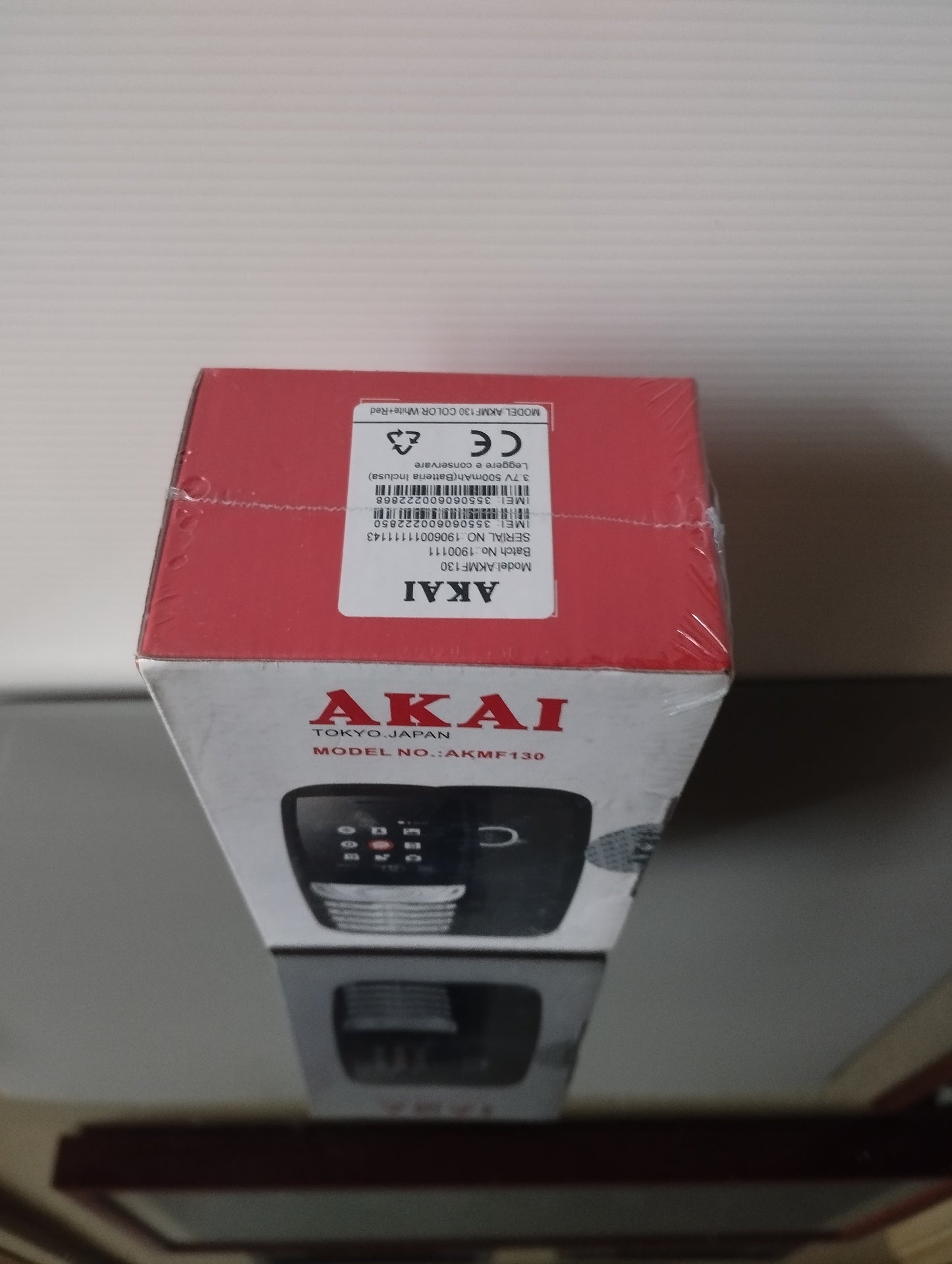 Akai Model AKMF 130 White Red sigillato