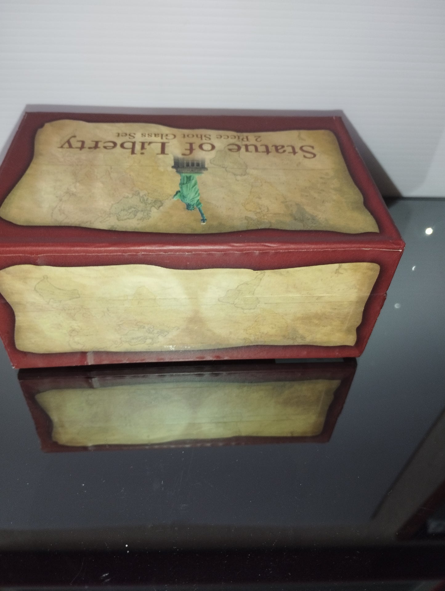 Statua Della Libertà Souvenir Set 2 Bicchierini in vetro