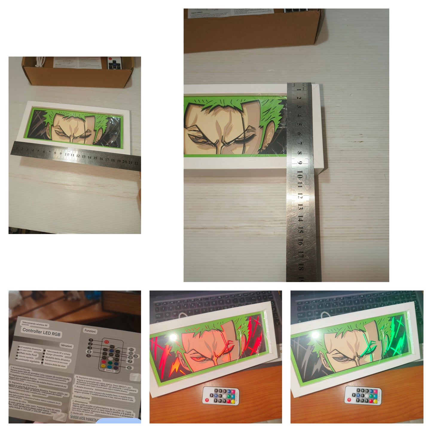 Lampada da tavolo Zoro One Piece