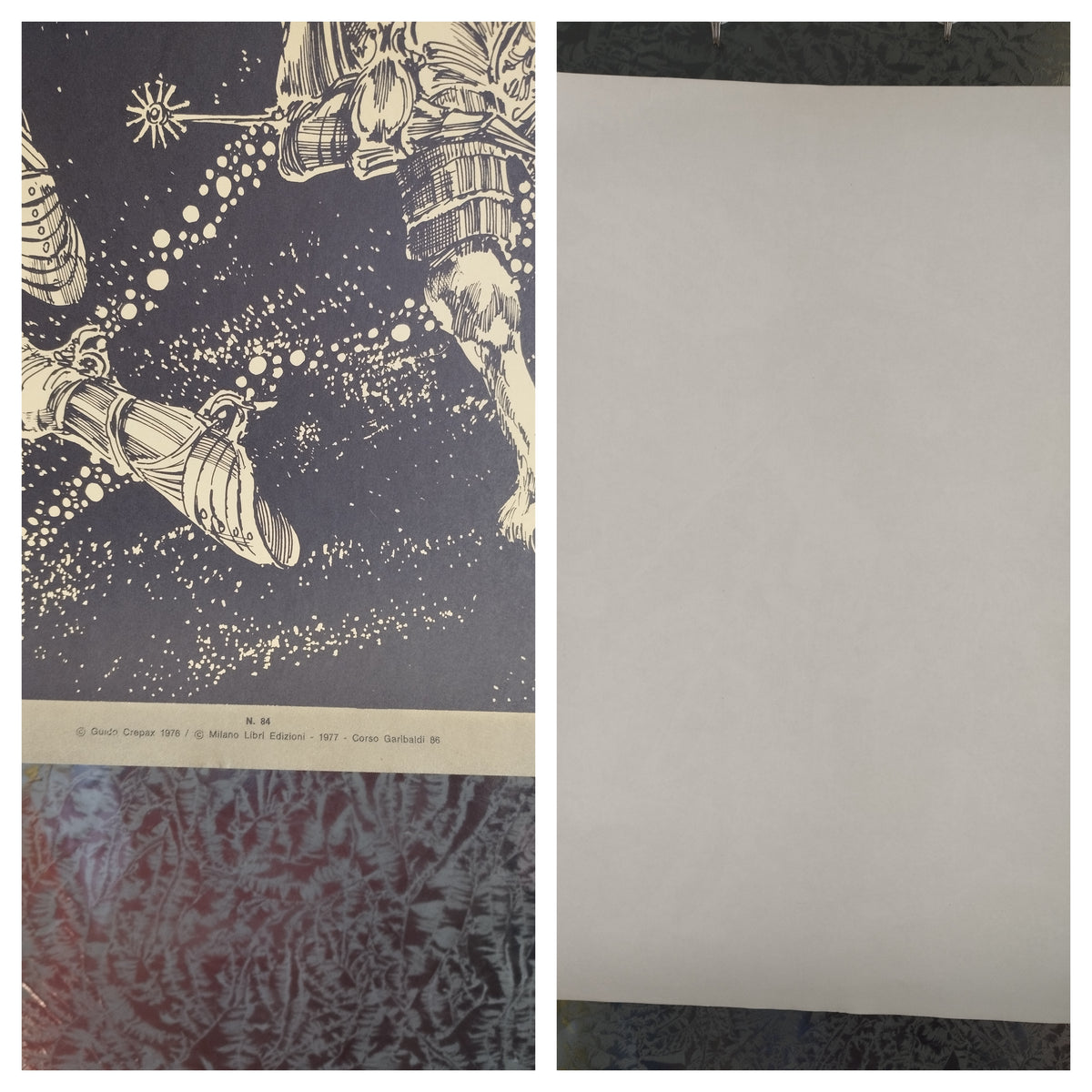 Crepax Stampa su carta Valentina
Anni 70