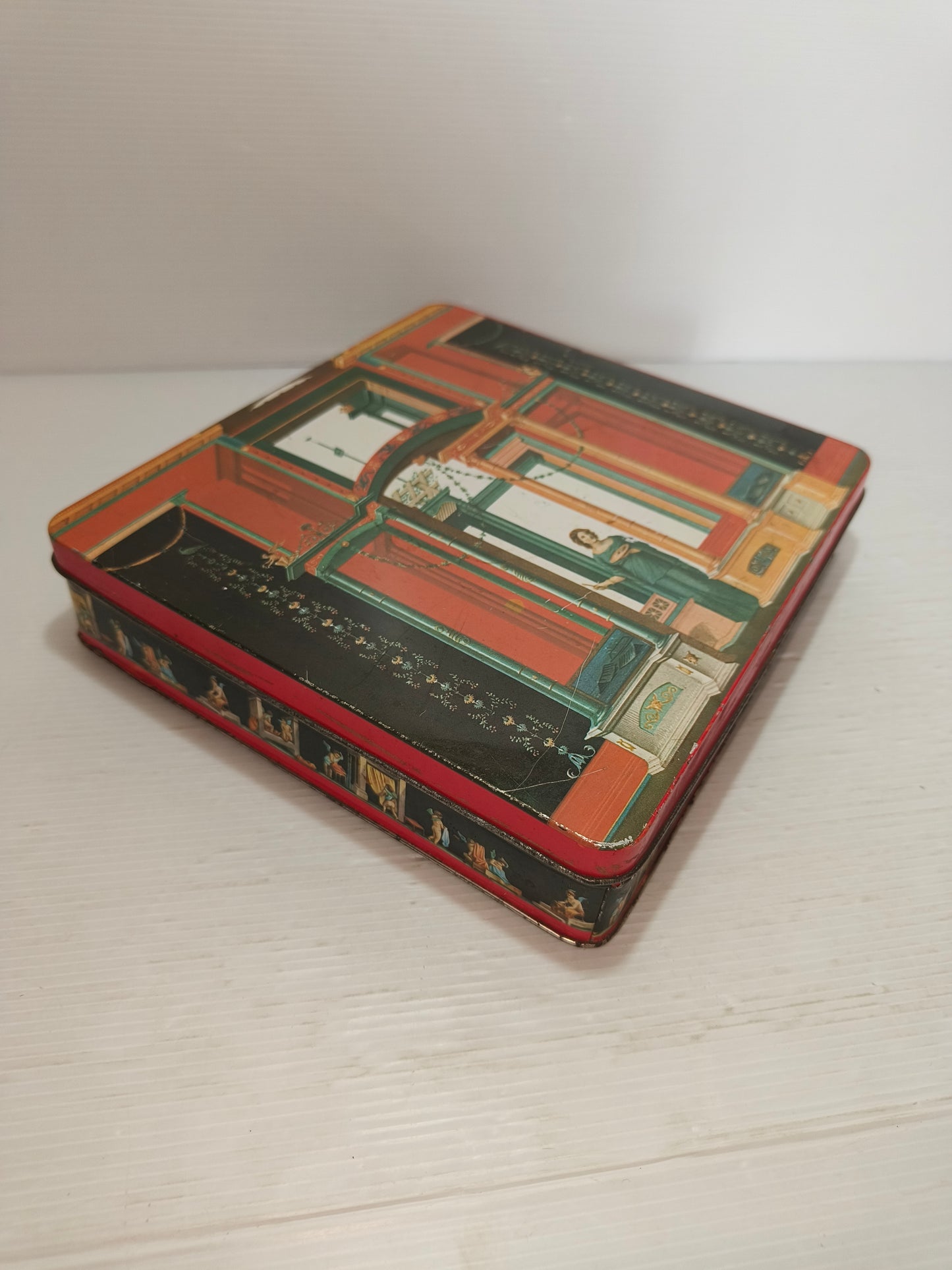 Scatola latta vintage Lazzaroni, LEGGI