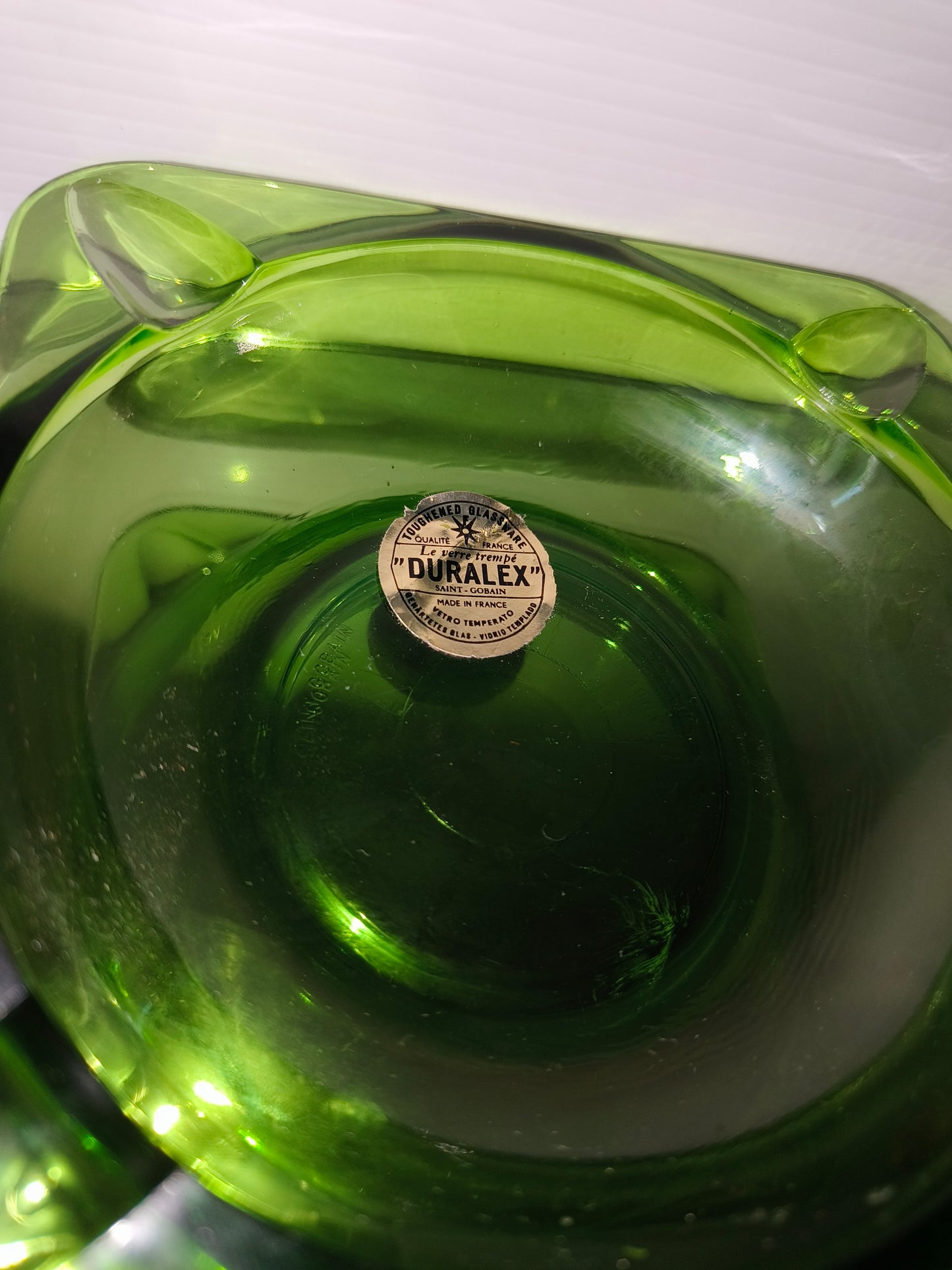 Posacenere in vetro Duralex, anni 70 LEGGI