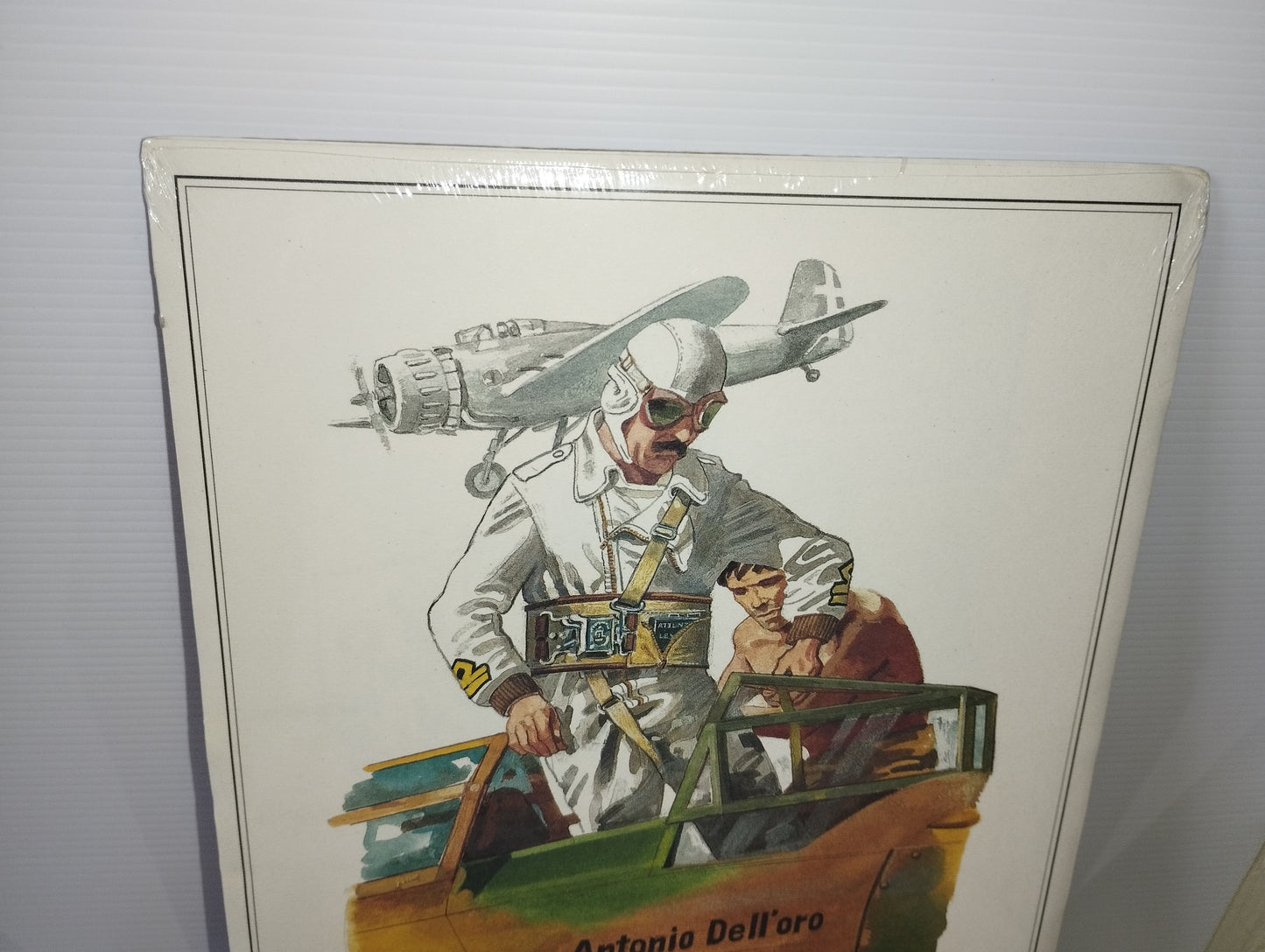 Tenente pilota Regia Aeronautica   Stampa Originale Fine Anni 70