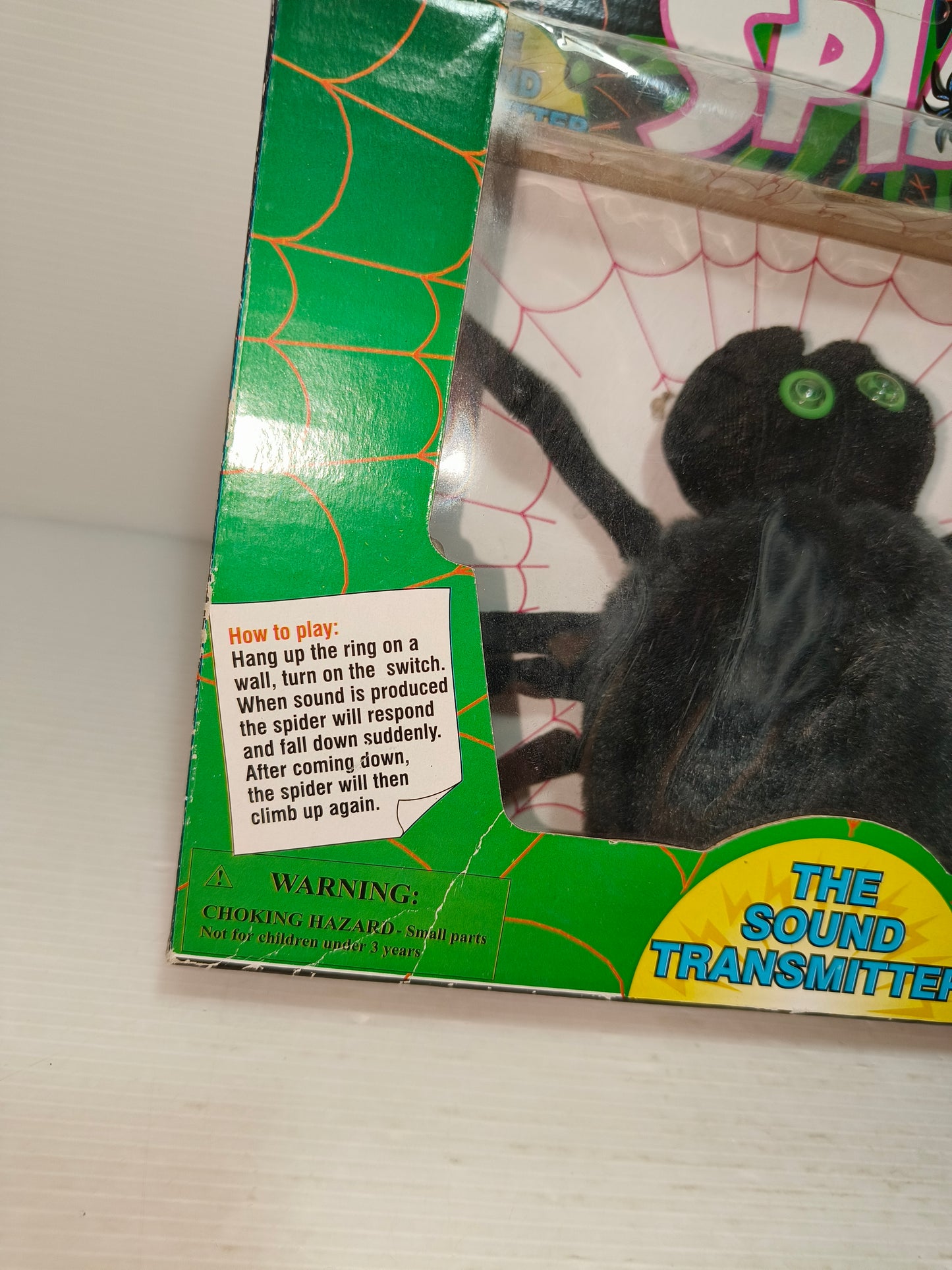 Crazy Spider Halloween Trasmettitore del suono vintage
