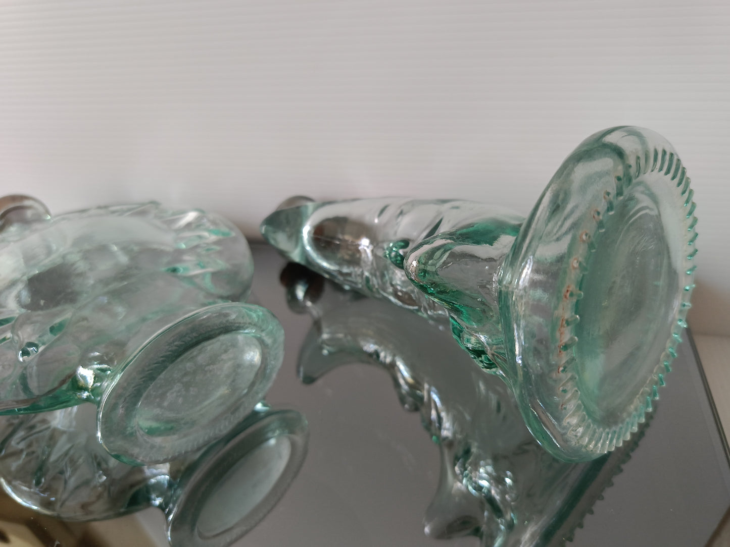 Bottiglie Sole E Luna In Vetro Vintage