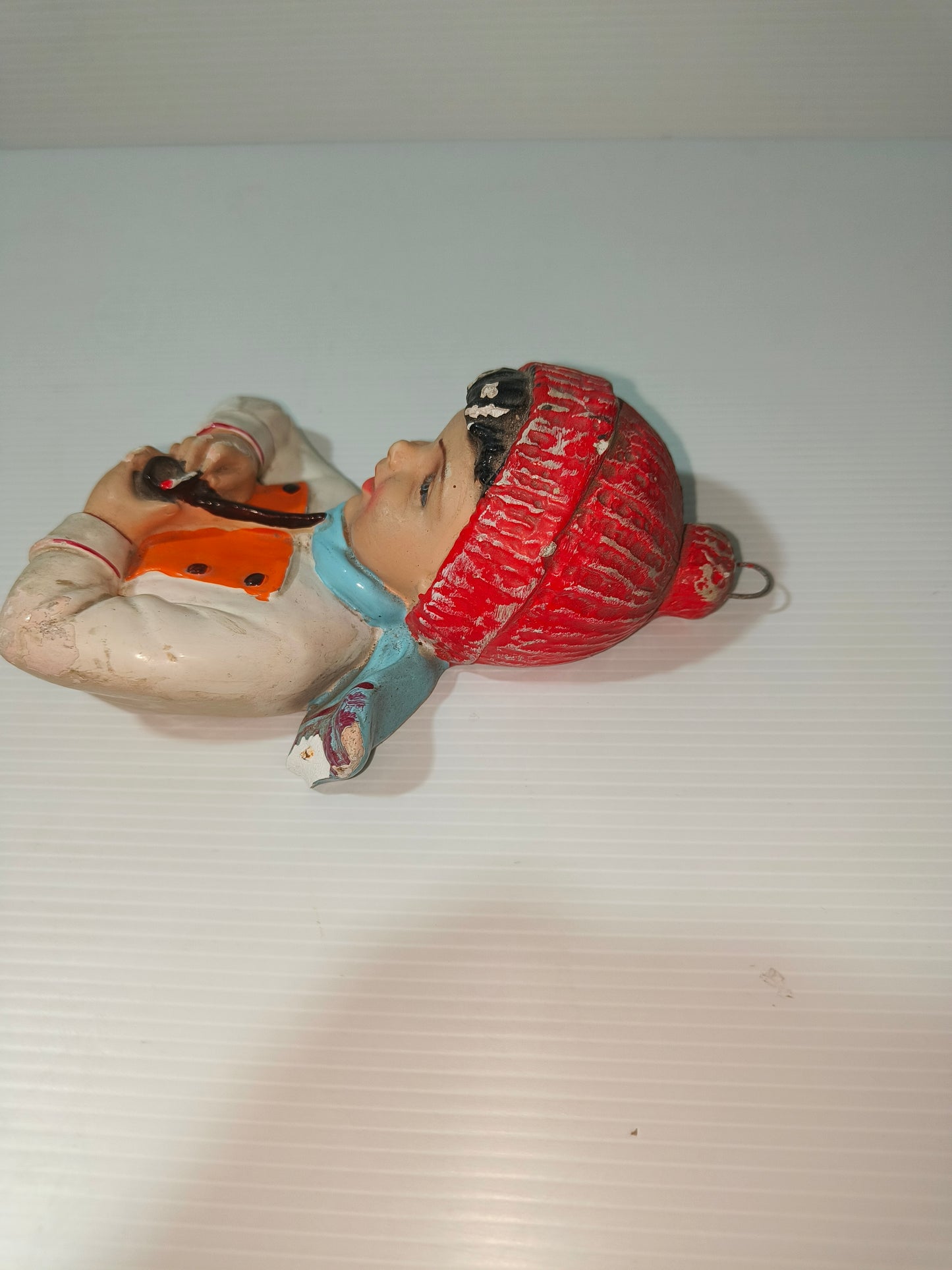 Testa in gesso da appendere, anni 50-60