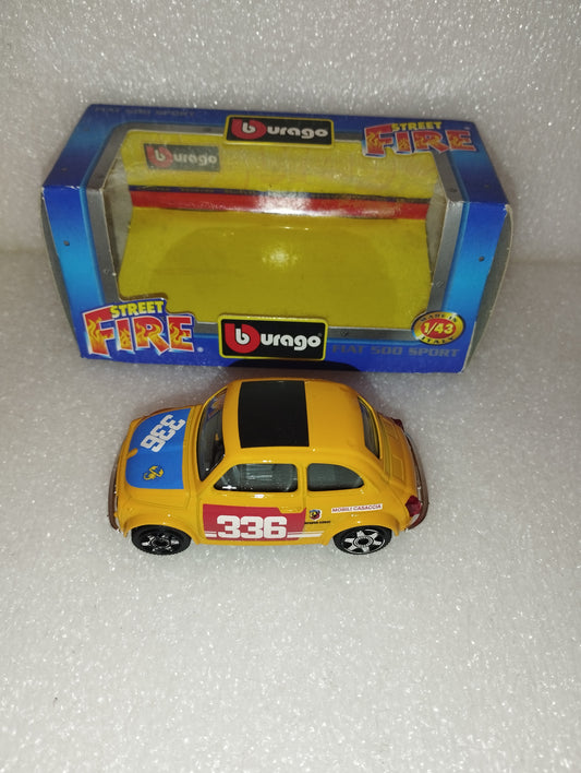 Fiat 500 Sport
Scala 1:43
Bburago
Street Fire Collection