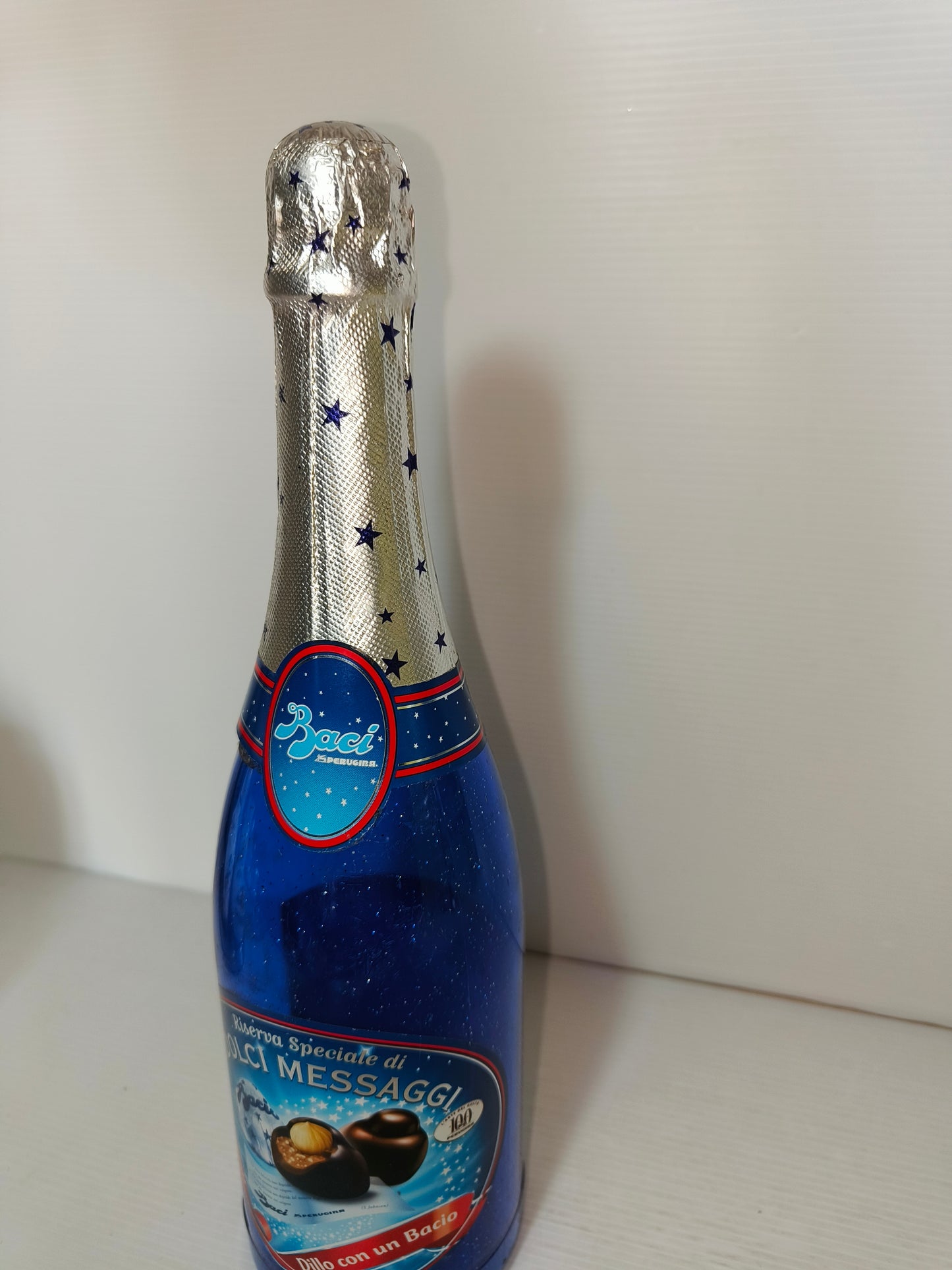 Bottiglia Vuota Baci Perugina vintage, LEGGI