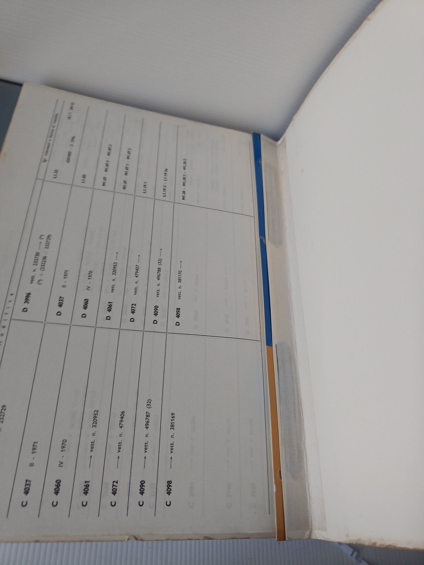 Fiat 128 Catalogo Parti Di Ricambio Carrozzeria 1° Ediz.1969