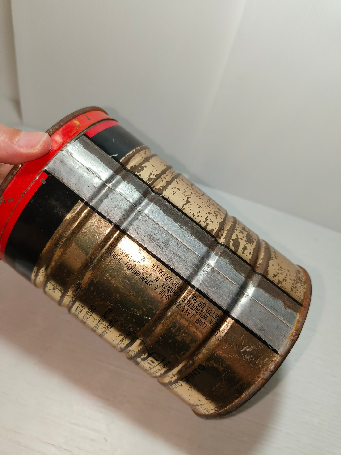 Scatola latta Lavazza vintage, LEGGI