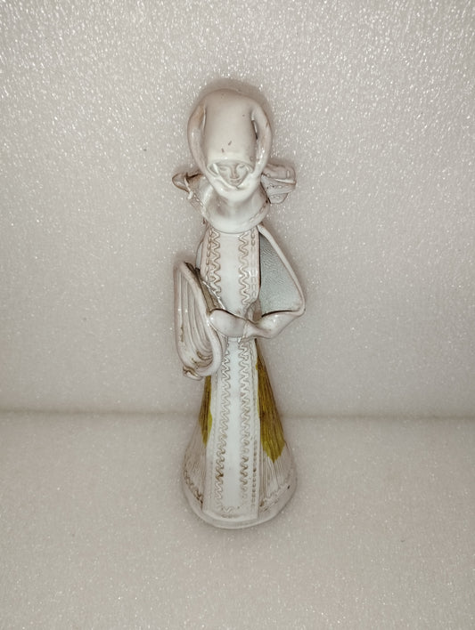 Statua Donna Sarda In Ceramica Smaltata
Firmata G.Sirena