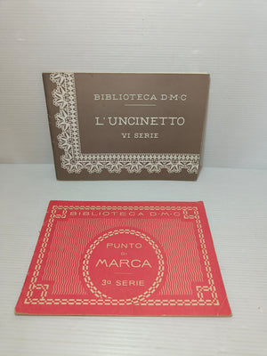 Libretti Uncinetto e ricami punto anni 60-70