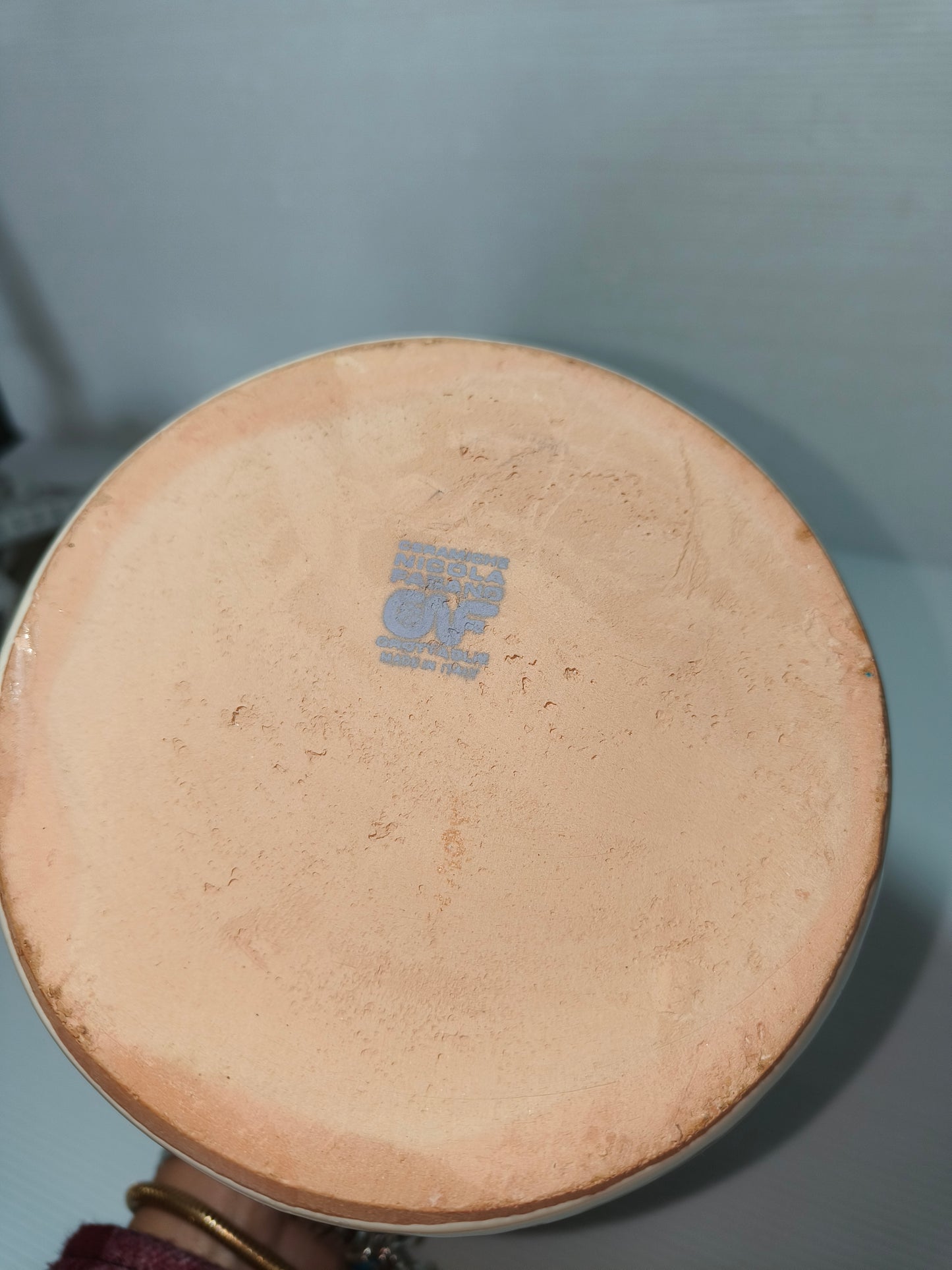 Brocca ceramica Nicola Fasano Grottaglie vintage