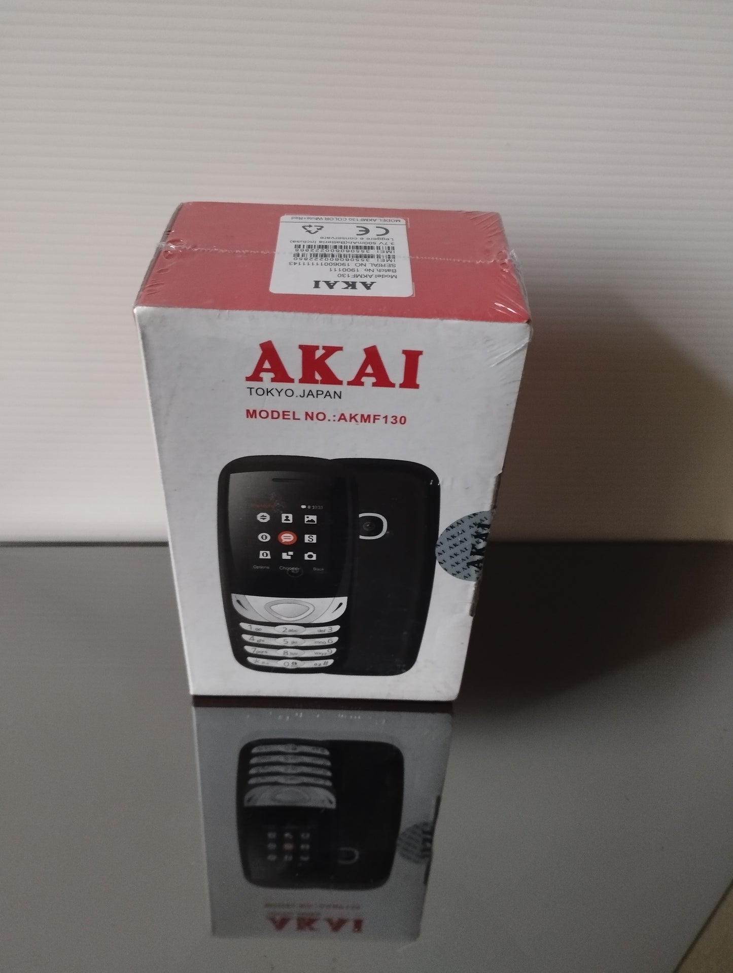 Akai Model AKMF 130 White Red sigillato
