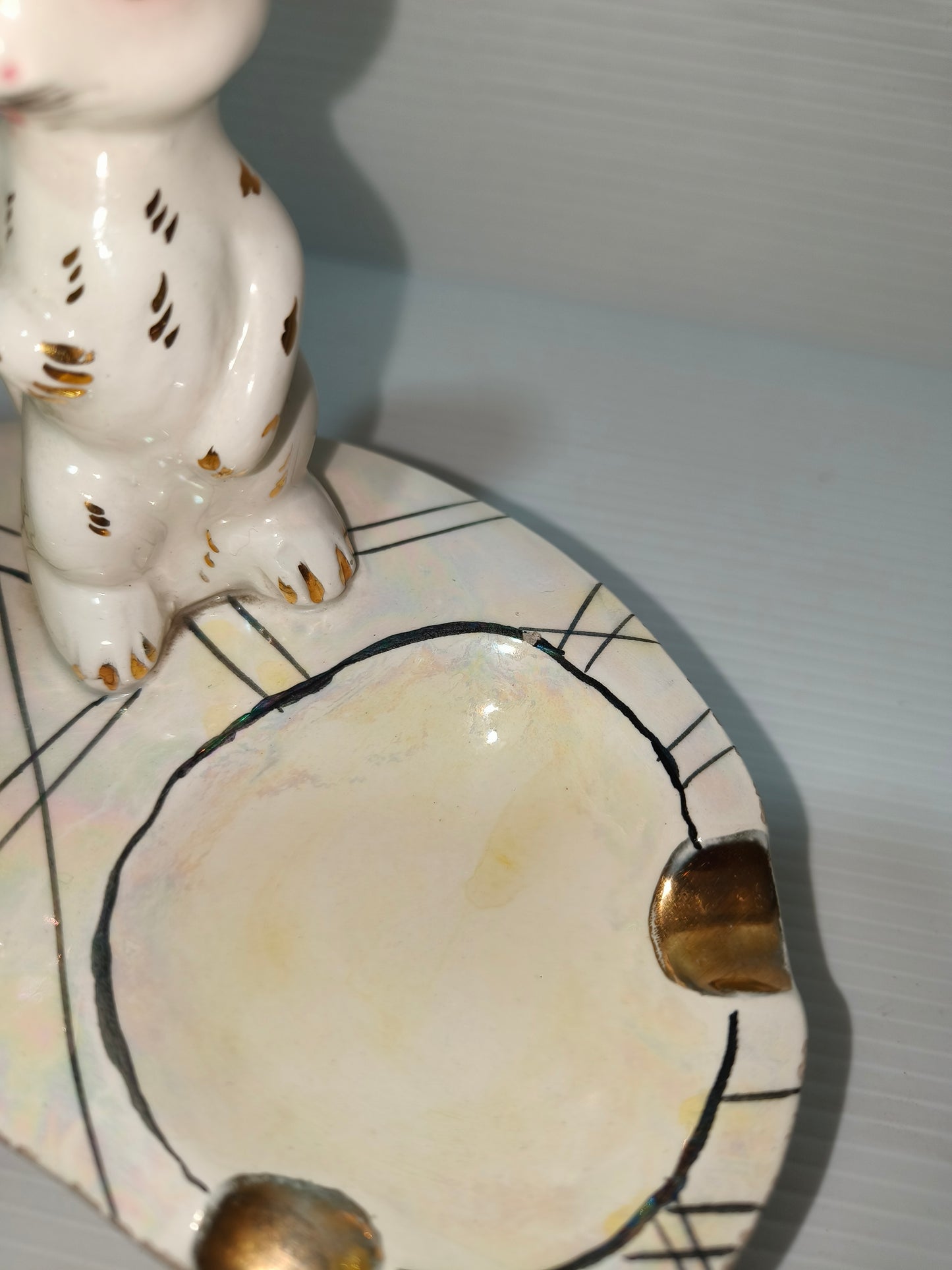 Posacenere in ceramica anni 50, LEGGI