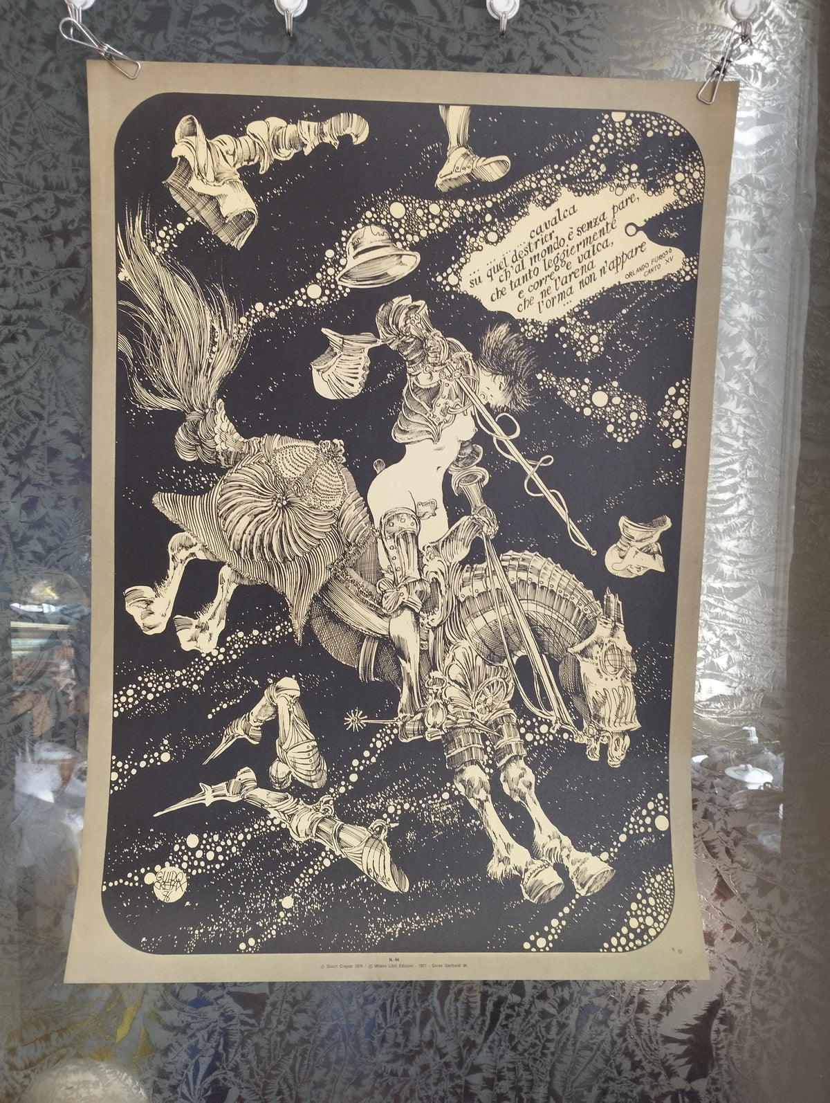 Crepax Stampa su carta Valentina
Anni 70
