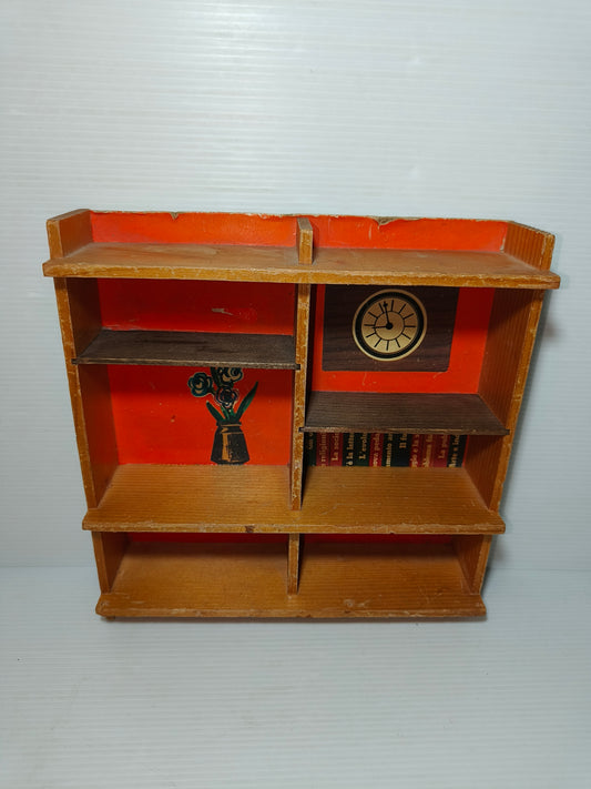 Mobiletto in legno Casa Delle Bambole anni 50-60