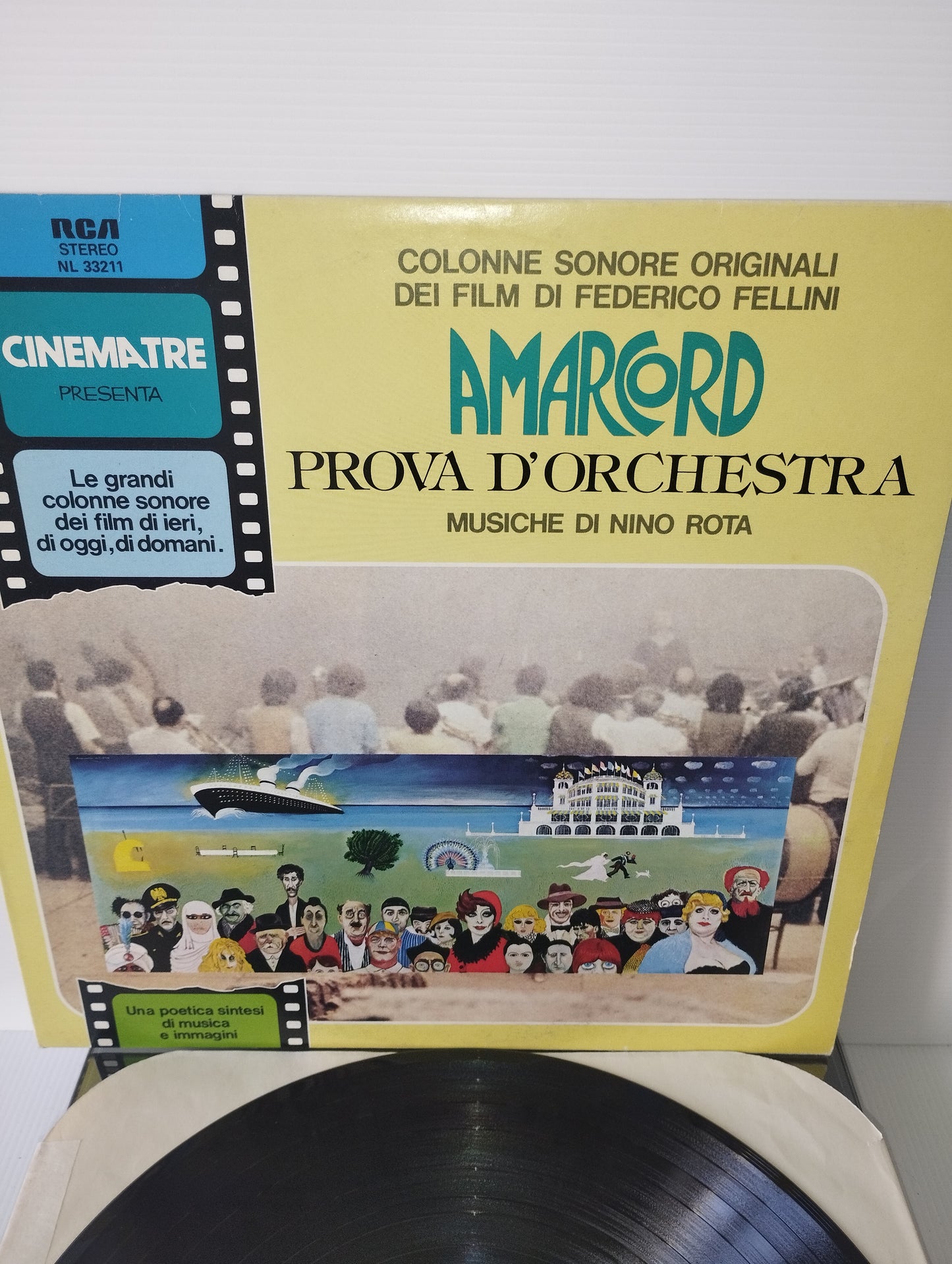 Amarcord Prova D'orchestra Nino Rota LP 33 giri