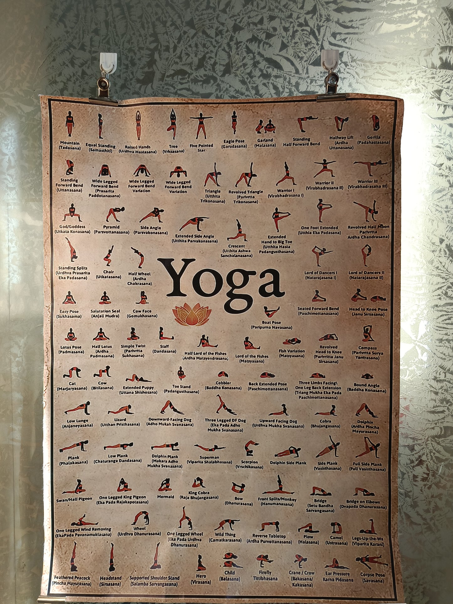Stampa Su Tela Posizioni Yoga