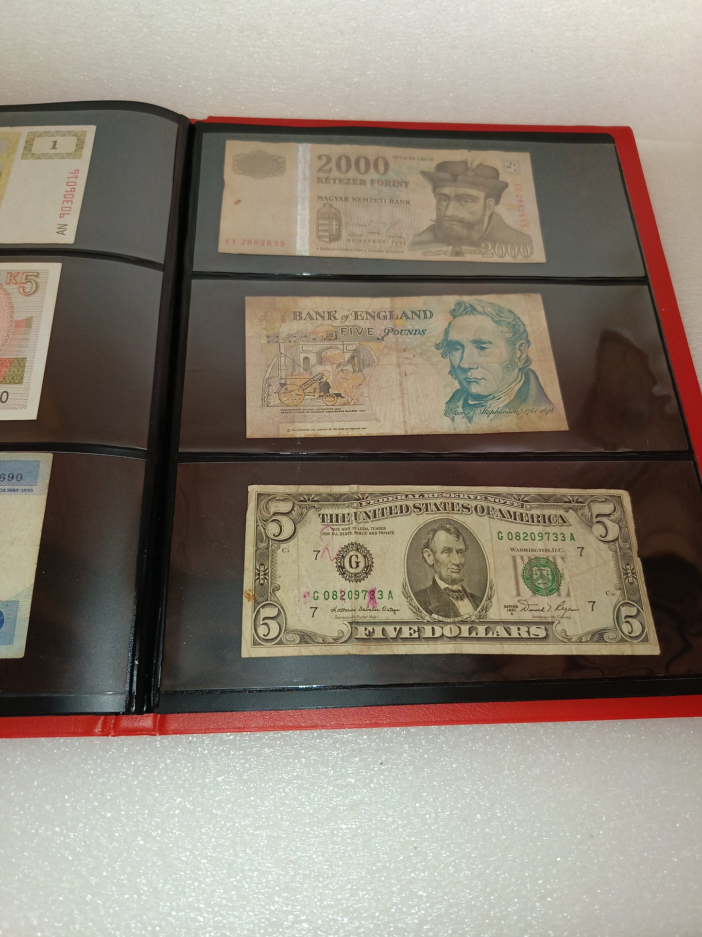 Collezione 50 Banconote Originali
Con album