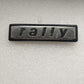 Fregio Scritta Rally per auto Fiat d'epoca
In metallo e gomma