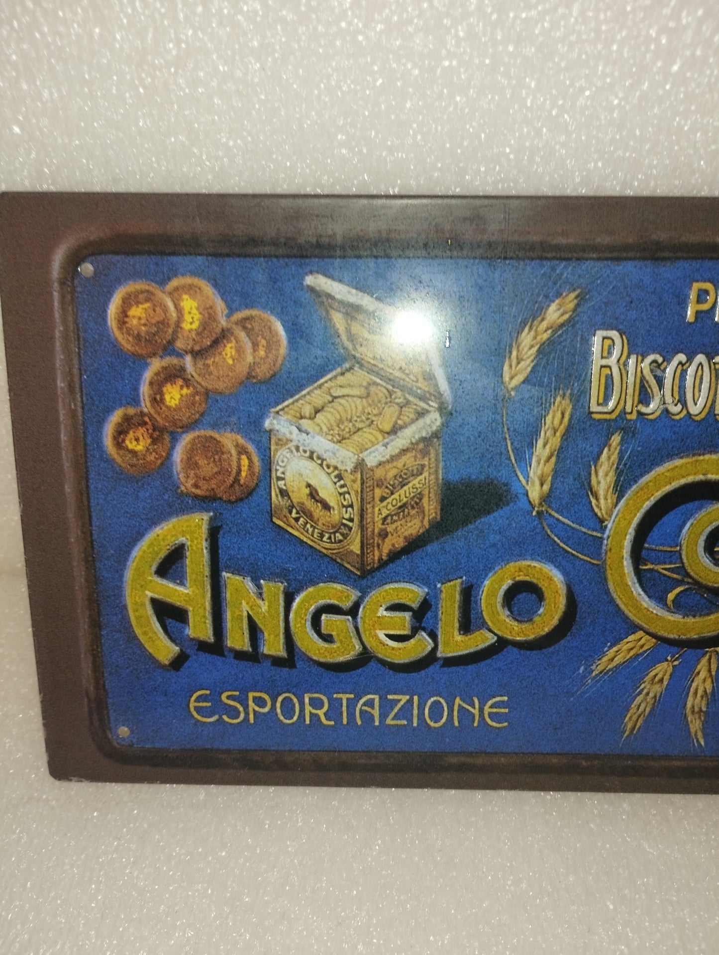 Targa In Metallo Angelo Colussi
Misure  29,5 x 15,5
Trattasi di Riproduzione