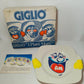 Piatto"piatti matti"gadget Giglio con scatola, anni 80