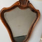 Antico Specchio con cornice in legno, LEGGI