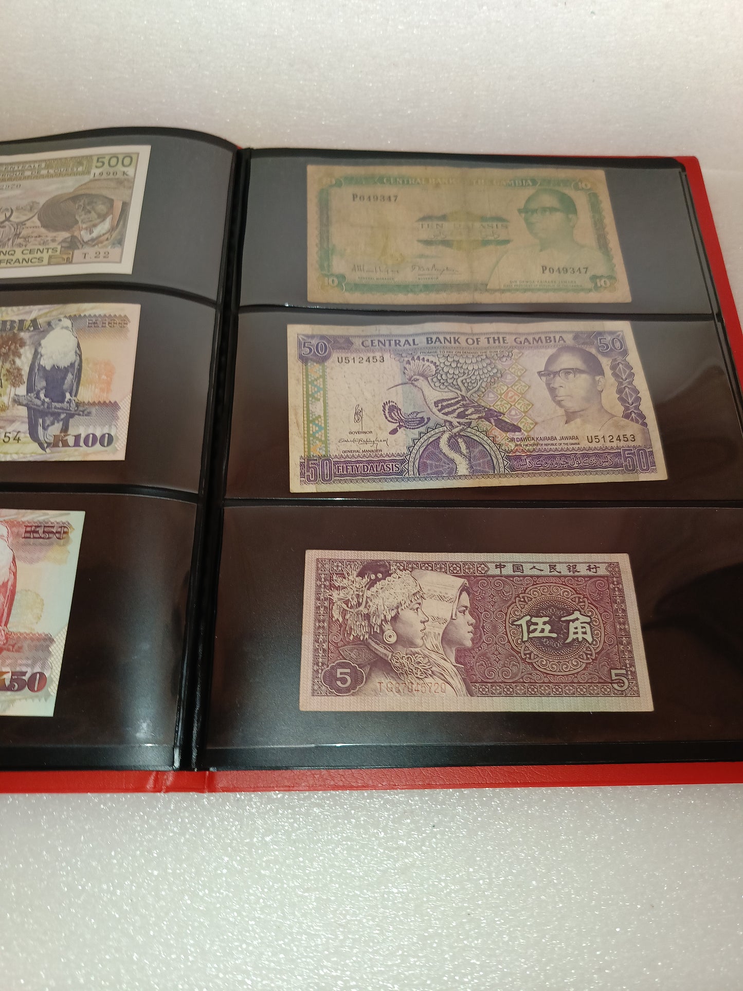 Collezione 50 Banconote Originali
Con album