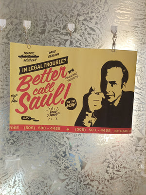 Locandina Better Call  Saul !

Misure 44 x 30 Cm.