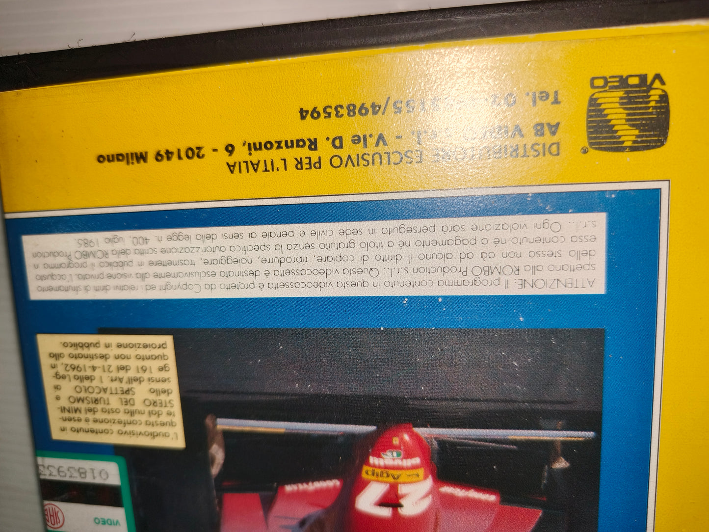 "La Febbre Villeneuve" VHS Rombo Video