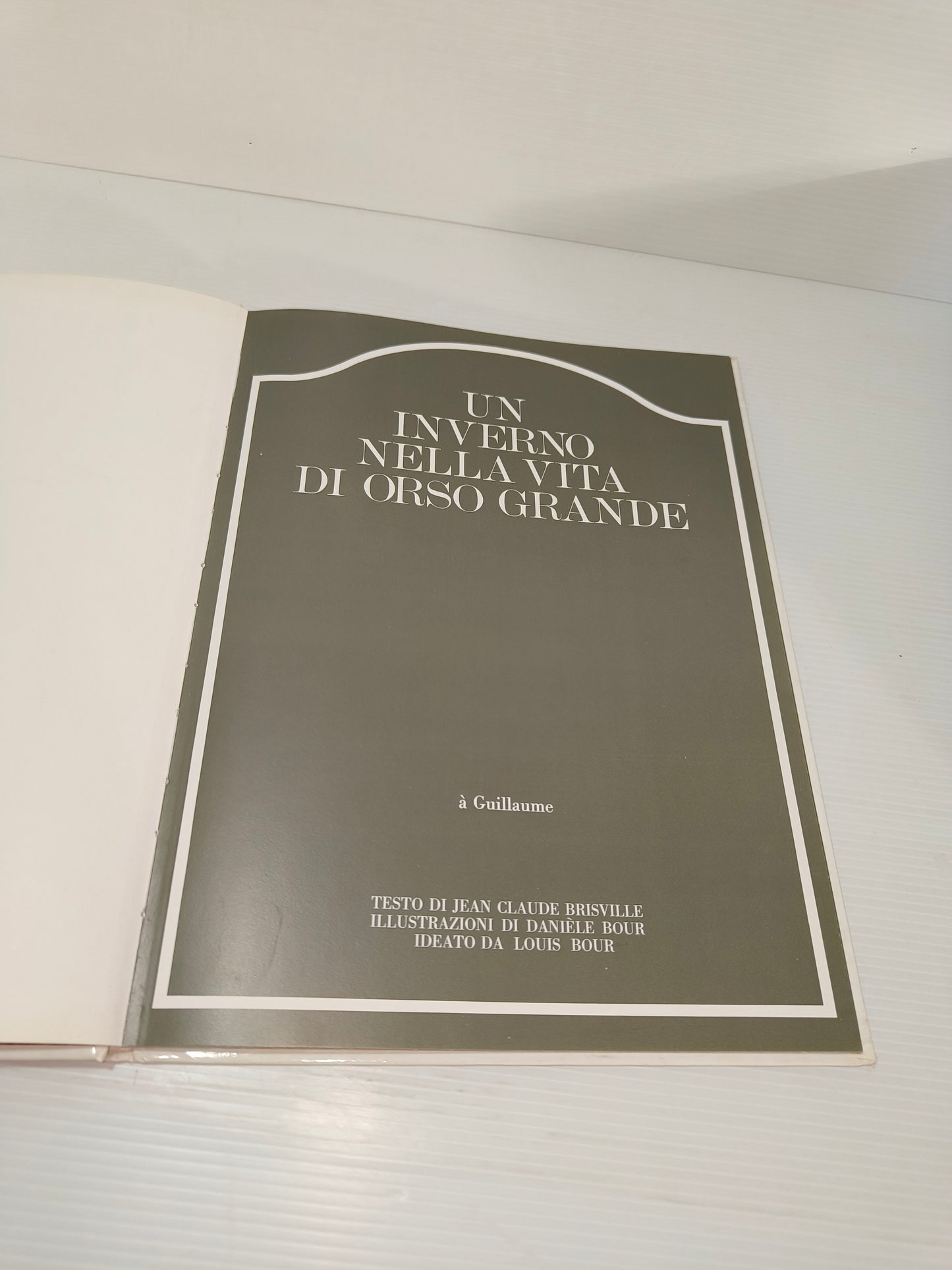 Libro Un Inverno Nella Vita Di Orso Grande, anni 70