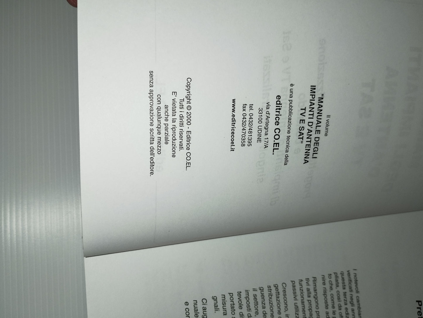 Manuale Degli Impianti D'Antenna TV e Sat  A.Deotto