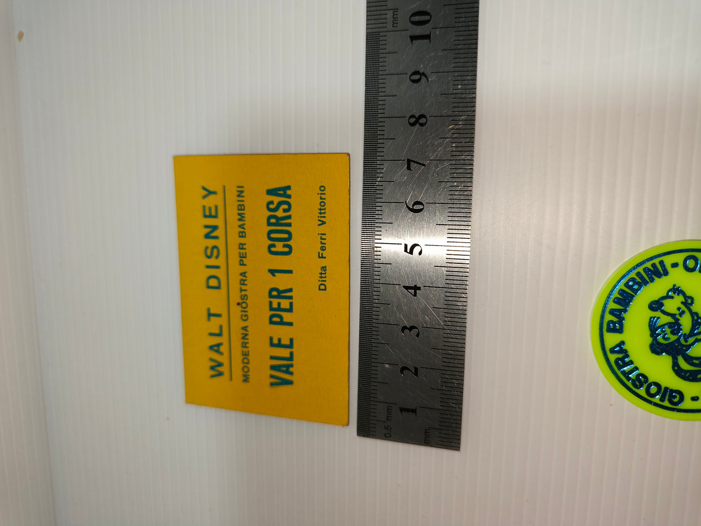 Gettoni giostre bambini vintage, LEGGI