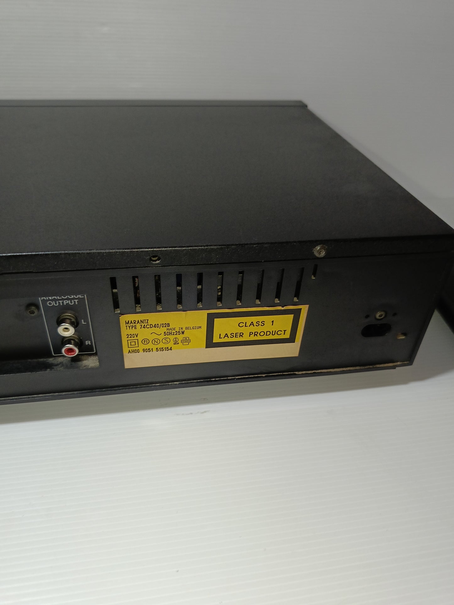 Marantz Compact Disc Player CD-40 Non funzionante