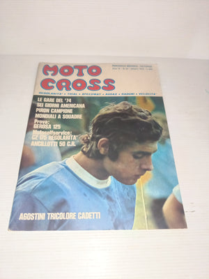 Moto Cross N.10 Ottobre 1973 Periodico Mensile