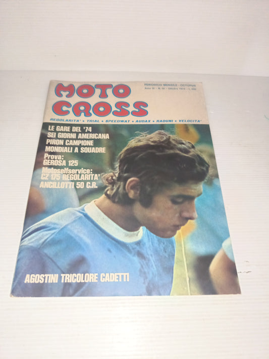 Moto Cross N.10 Ottobre 1973 Periodico Mensile