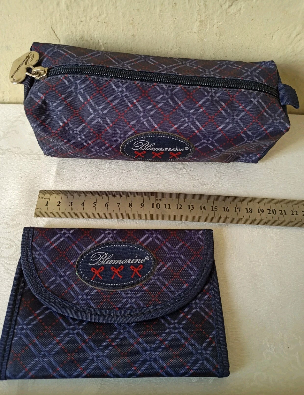 Portafoglio e astuccio vintage Blumarine, anni 90