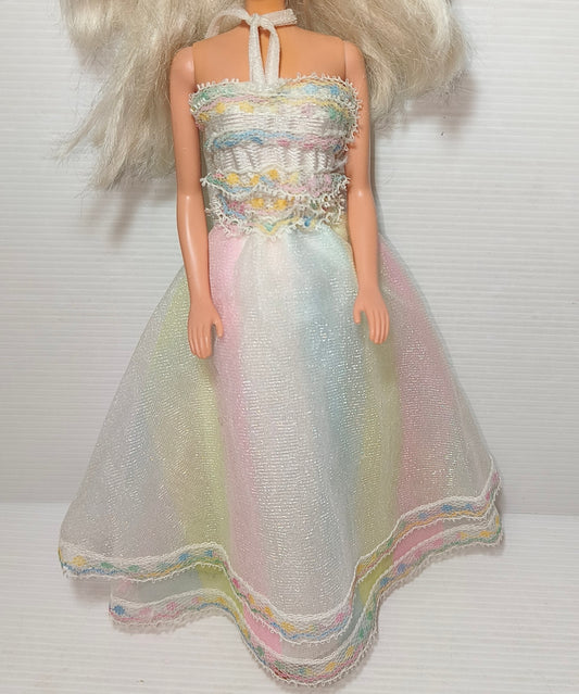 Vestito Barbie Happy Birthday vintage