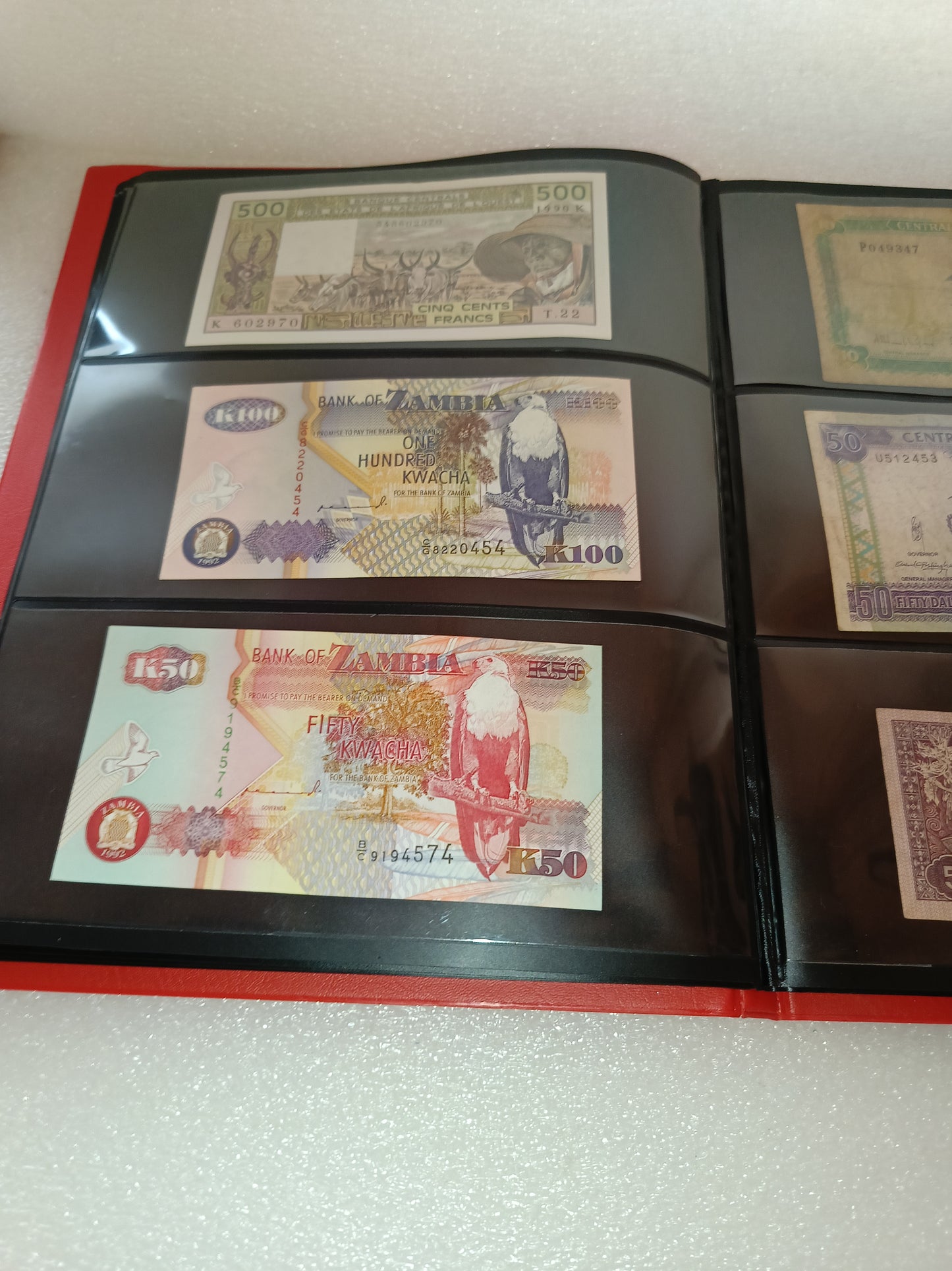 Collezione 50 Banconote Originali
Con album