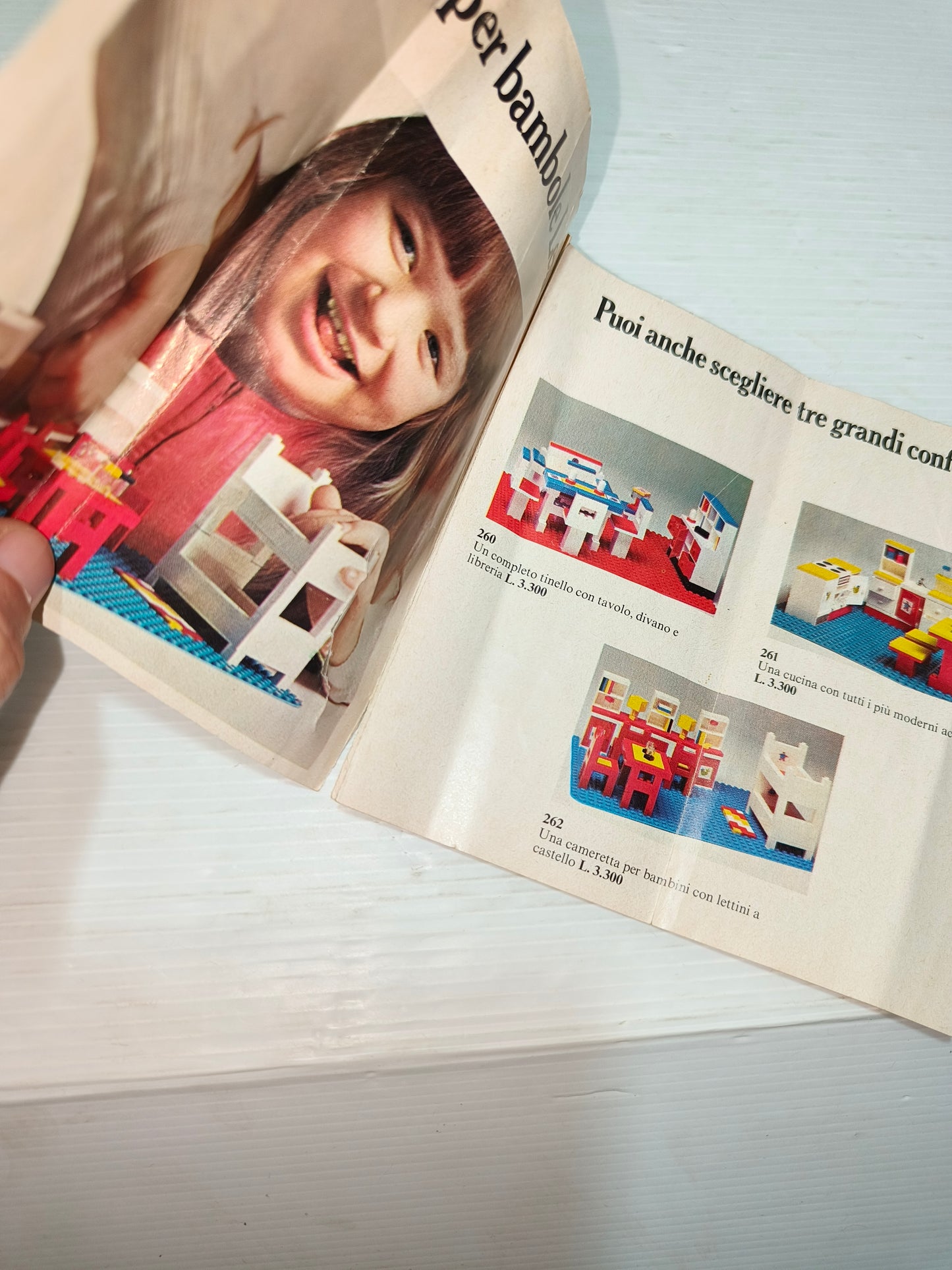 Depliant e adesivi Pubblicitari Lego, anni 70