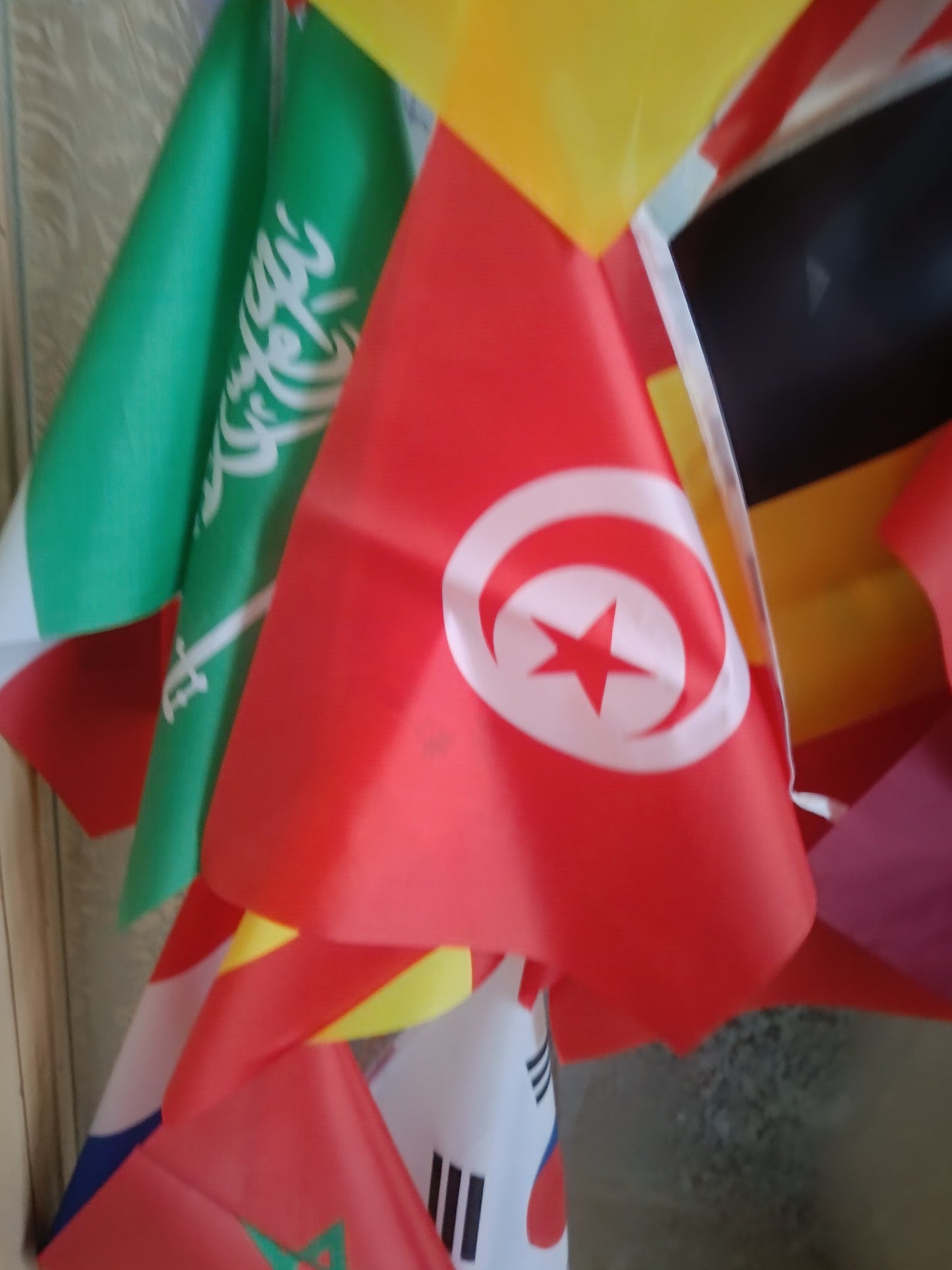 Mondiali Qatar  2022 Calcio
Catena Bandiere 32 Nazioni Partecipanti