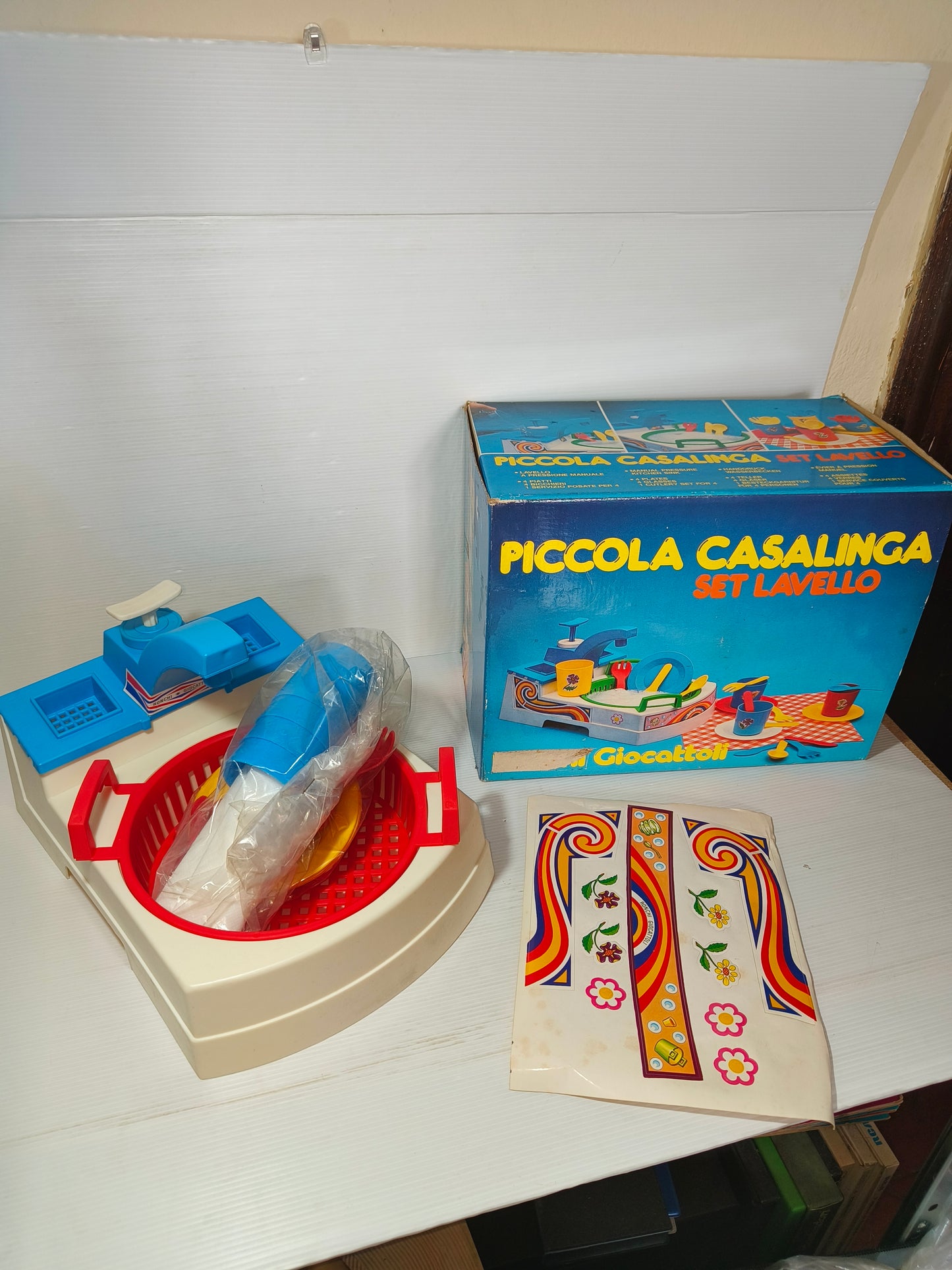 Gioco Piccola Casalinga Set Lavello anni 80, LEGGI